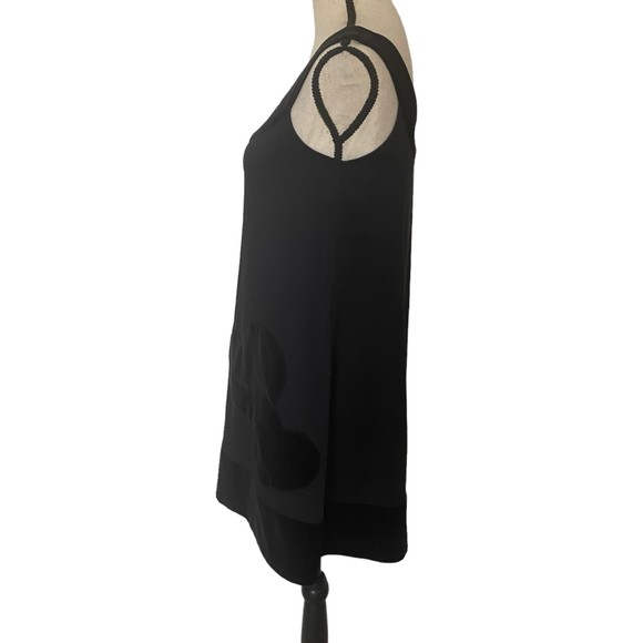 ERIN FETHERSTON FOR TARGET LIMITED EDITION SLEEVELESS BLACK VELVET HEART DRESS - Picture 6 of 11